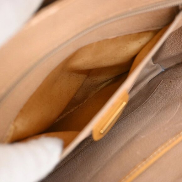 GUCCI GG Logo Shoulder Bag Canvas Leather Brown GHW Made In Italy 60KB404 - Picture 12 of 16